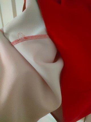 Vestido fiesta rojo asimétrico
