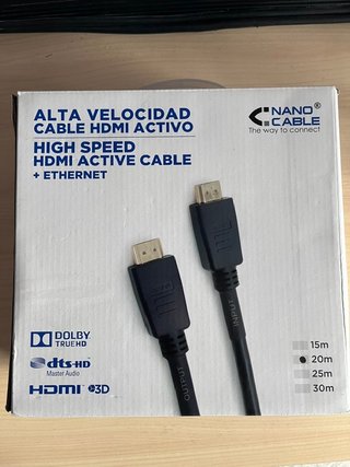 Cable HDMI NanoCable Activo 20m
