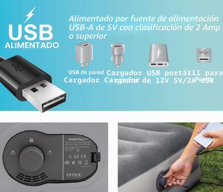 Colchón Hinchable Individual Intex