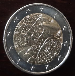 Moneda 2€ Francia 2022 Erasmus
