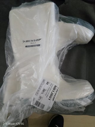 Stivali Dunlop Work-It S4 Bianco Taglia 40