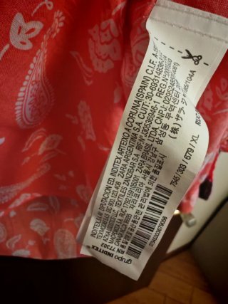 Camicia Zara fantasia floreale uomo XL