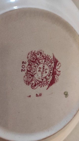 Plato Hondo La Cartuja Pickman Sevilla Antiguo