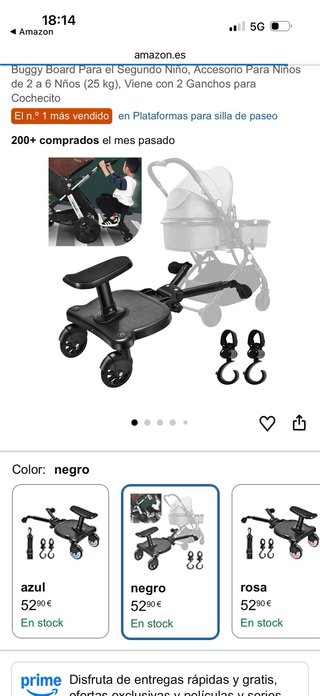 Patín universal para carrito de bebé