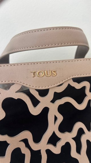 Bolso Tous Beige con Diseño Calado