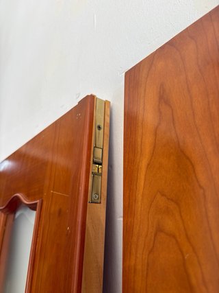 Juego 2 Puertas Madera con Cristal