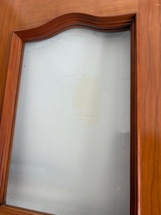 Juego 2 Puertas Madera con Cristal