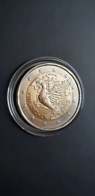 2€ Finlandia 2005 Adesione ONU FDC