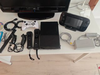 Consola Wii U Negra + Accesorios