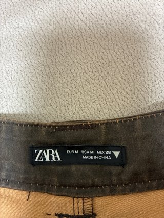 Falda pantalón marrón