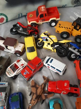 Lote Coches y Motos Juguete