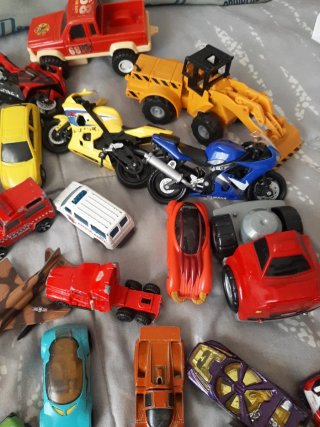 Lote Coches y Motos Juguete