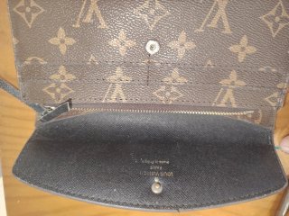 Cartera Louis Vuitton Monogram Marrón