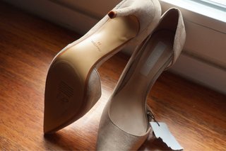 Zapatos tacón Mango Talla 38 Beige