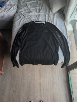 Camiseta térmica manga larga Adidas negra