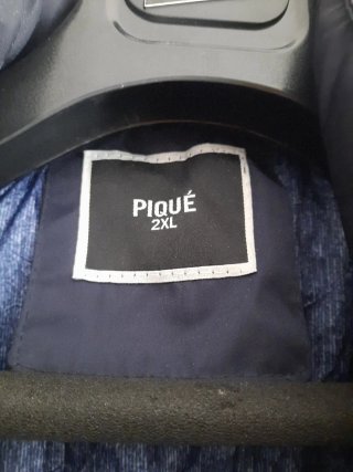 Anorak Pique Caballero Azul Talla XXL