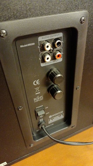 Altavoces Stereo 2.1 Woxter Negros/Grises
