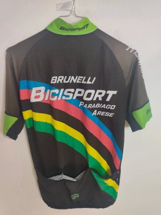 Maglia Ciclismo Bicisport Nera e Verde