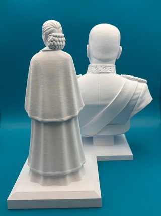 Busti Juan Domingo Perón e Eva Duarte 25cm