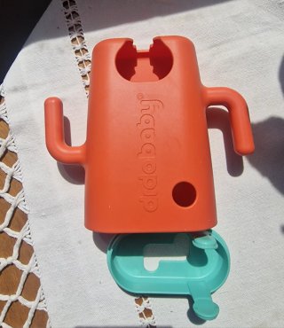 Set vajilla bebé: soporte de Pouches + Escurridor