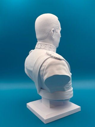 Busto Juan Domingo Perón plastica 20cm