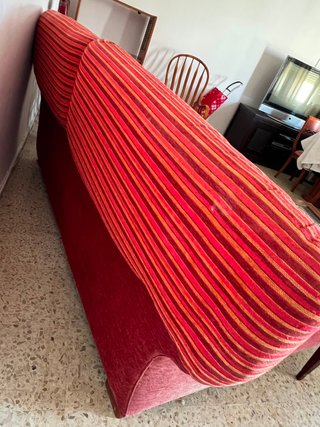 Conjunto de 2 Sofás Clásicos Rojos (3 + 2)