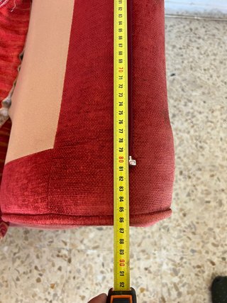Conjunto de 2 Sofás Clásicos Rojos (3 + 2)
