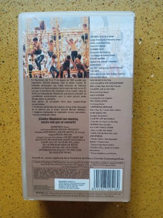 Woodstock / Montaje director (vhs)