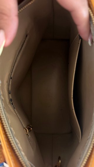 Bolso Louis Vuitton Vintage Marrón Amarillo