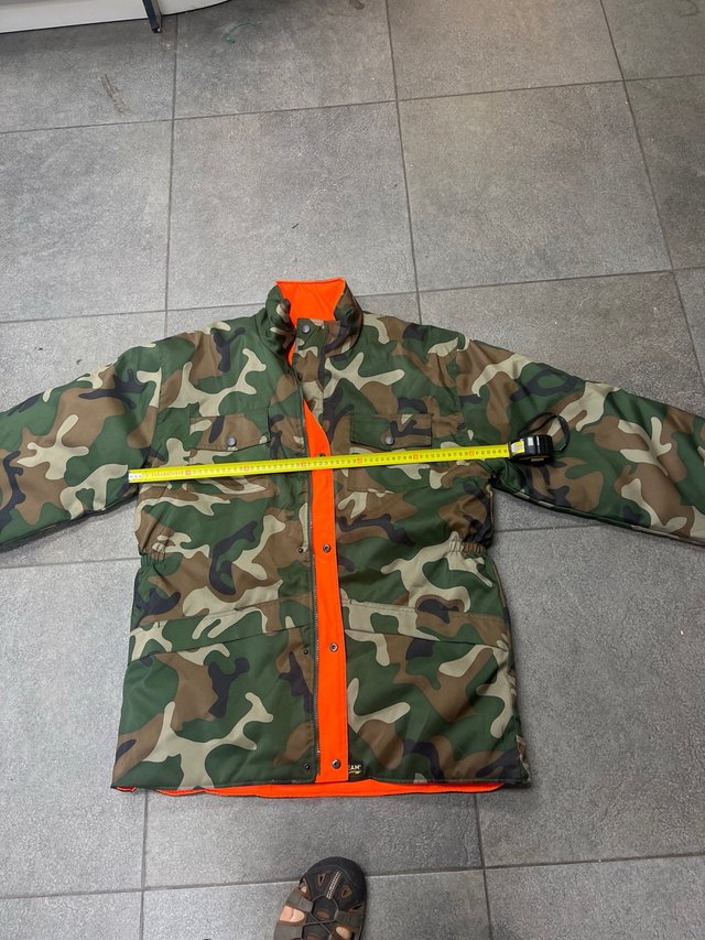 Chaqueta Work Team Camuflaje Naranja