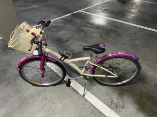 Bicicleta infantil BTWIN con cesta