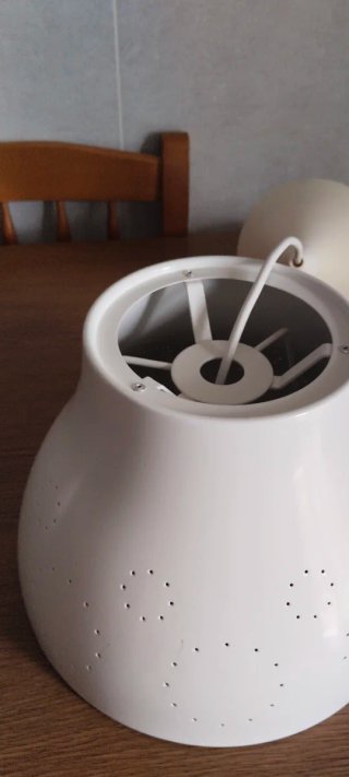 Lámpara colgante blanca