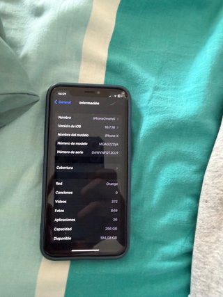 iPhone X 256GB Grigio Siderale Rotto