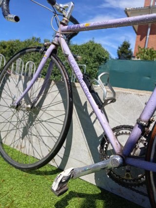 Bicicleta Clásica Morada Super Record