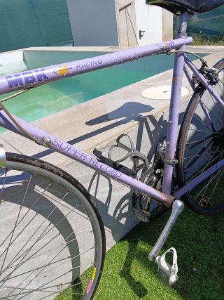 Bicicleta Clásica Morada Super Record