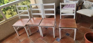 Mesa y 4 Sillas Comedor ikea