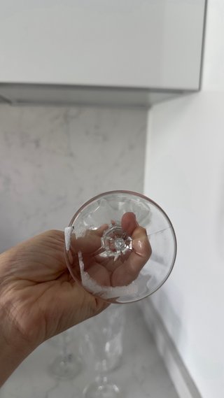 Juego de 6 copas de cristal tallado