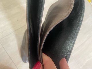 Botas altas tacón piel marrón