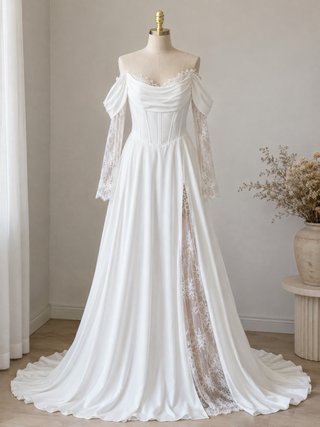 Vestido de Novia Blanco Encaje