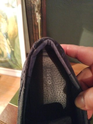 Zapatos de ante azul marino
