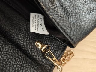 Bolso negro print leopardo