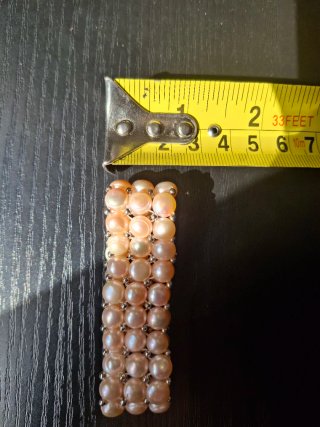 Pulsera perlas rosas vintage 15+ años