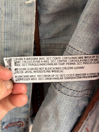 Cazadora vaquera TRF de Zara Talla M