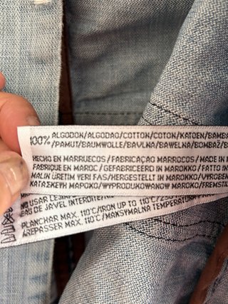 Cazadora vaquera TRF de Zara Talla M
