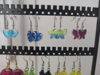 Lote Pendientes Patitas y Mariposas