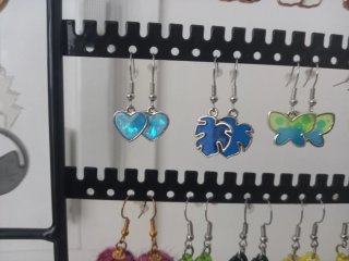 Lote Pendientes Patitas y Mariposas