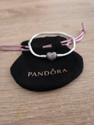Pulsera Pandora Corazón con Circonitas
