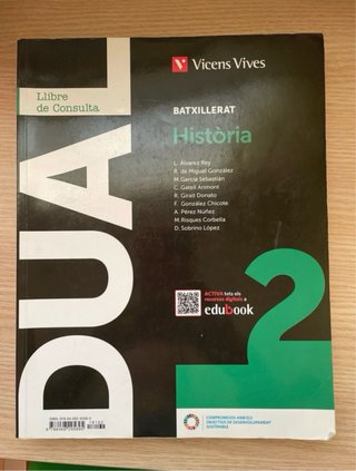 Història, 2 Batxillerat, Dual Quadern d'activitats
