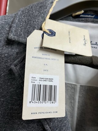 Americana punto gris Talla L
