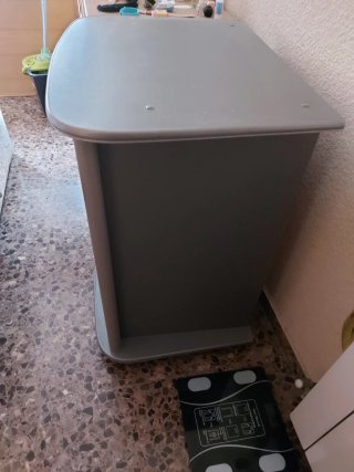 Mueble auxiliar TV gris